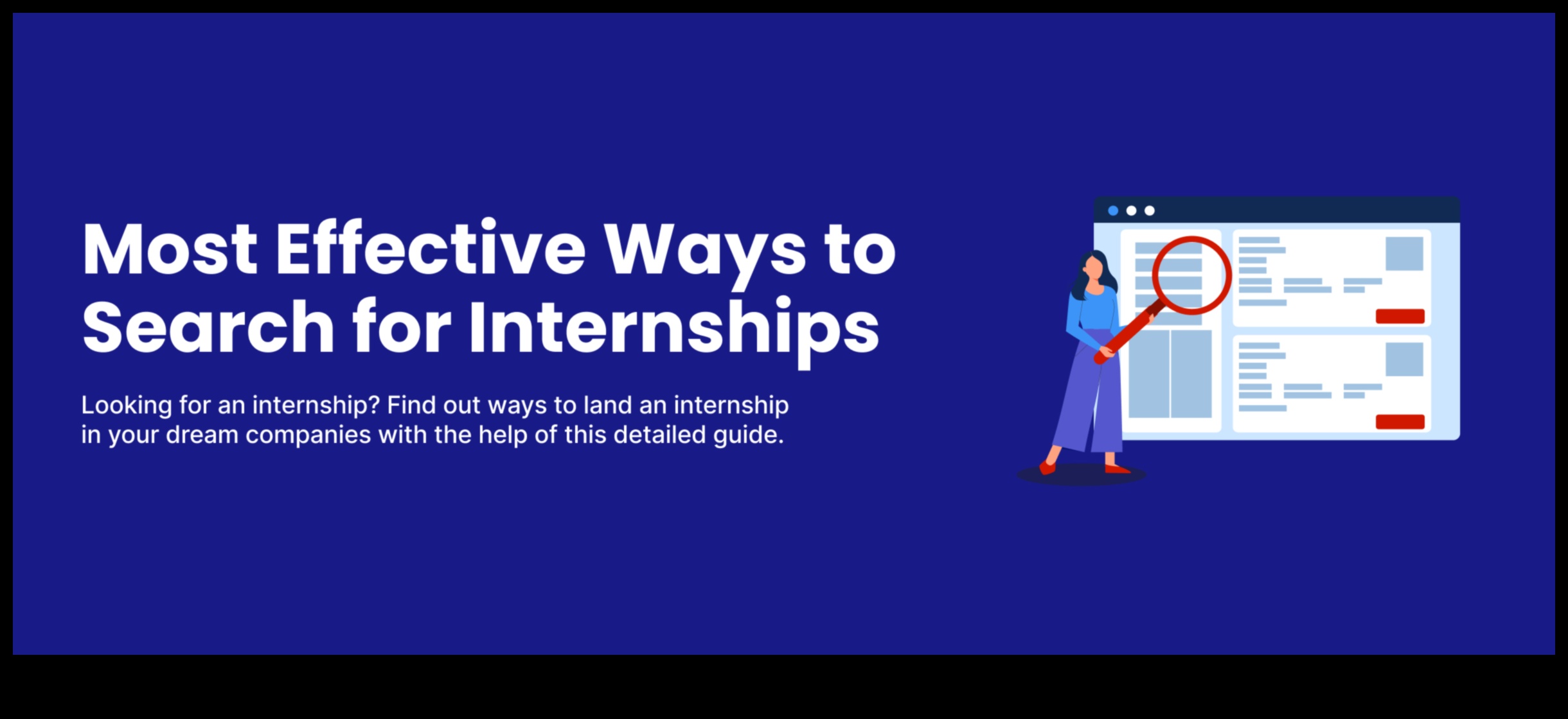 how to land an internship