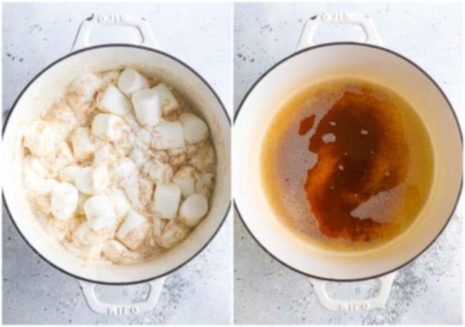 Καβουρδισμένο βούτυρο και λιωμένα marshmallows