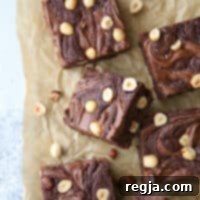Brownies με Nutella και φουντούκια