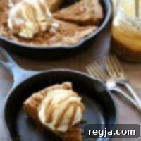Μπισκότο Βρώμης σε Τηγάνι με Καστανό Βούτυρο και Σος Butterscotch | completelydelicious.com