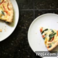 Κις με σπανάκι, φέτα και ψητές πιπεριές 2 Κις Λορέν με Ψητές Πιπεριές, Σπανάκι και Φέτα