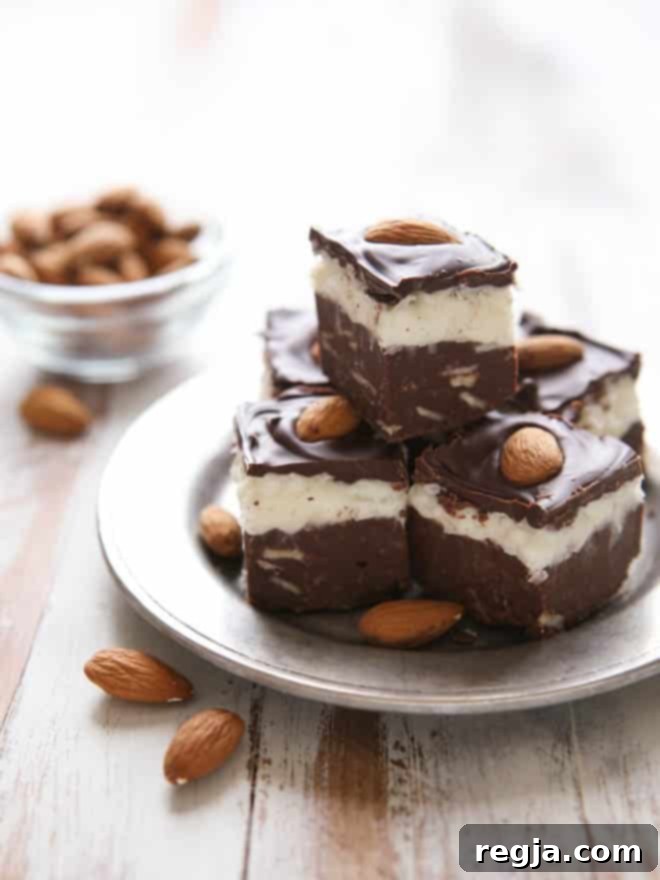 Φουτζ Καρύδας Αμυγδάλου | completelydelicious.com