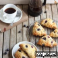 Scones με Μύρτιλα και Brie