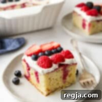 Μουροκέικ με Εσοχές 14 Φωτογραφία τούρτας poke με μούρα