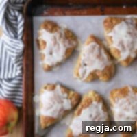 Μηλόκανελλα Σκόουνς 6 Σκόουνς Μήλου και Κανέλας γεμάτα με φθινοπωρινή γεύση!