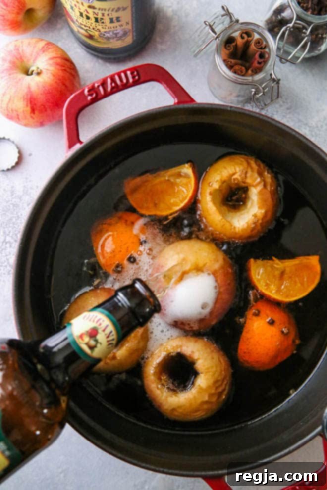 Πλούσιο ζεστό wassail φτιαγμένο με παραδοσιακό τρόπο!