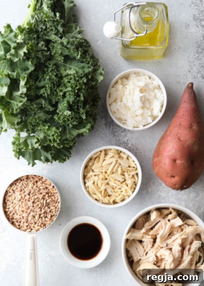 Όλα τα υλικά για τα αγαπημένα μου Farro Bowls