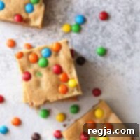 Μπάρες Μπισκότου με Φυστικοβούτυρο και M&M 6 Μπάρες Μπισκότων Φυστικοβούτυρο με M&M's