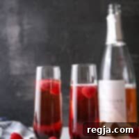 Αφρώδες Ροζέ Βατόμουρου 5 Αφρώδες κοκτέιλ ράσμπερι ροζέ