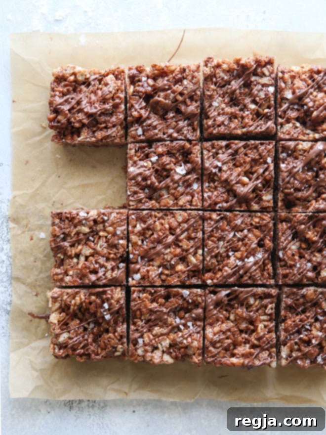 Nutella Rice Krispie Treats