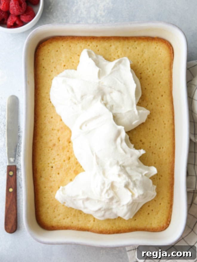 Φτιάχνοντας τούρτα tres leches