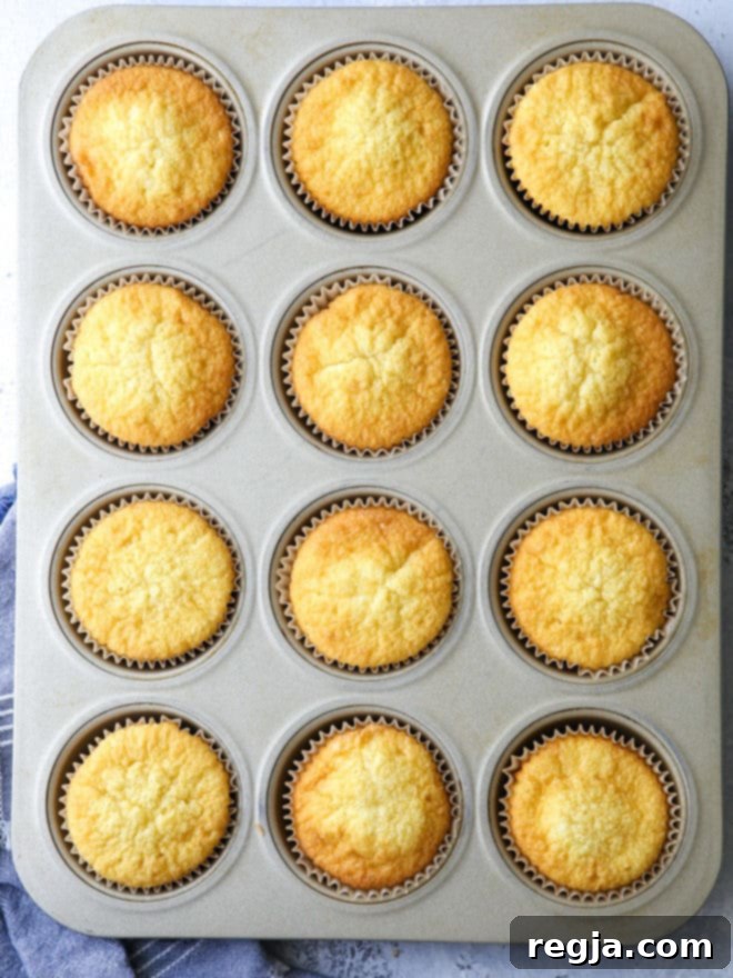 Λεπτεπίλεπτα cupcakes βανίλιας