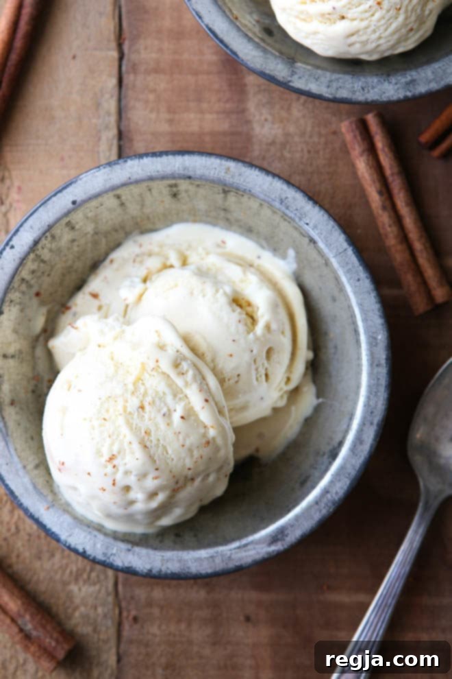 Παγωτό κανέλας με καβουρδισμένο βούτυρο | completelydelicious.com
