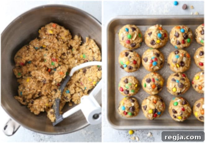 Φτιάχνοντας monster cookies