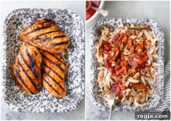 ψητό κοτόπουλο και σάλτσα bbq