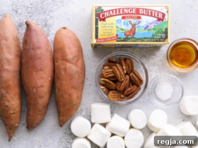 ingredients for sweet potato bites