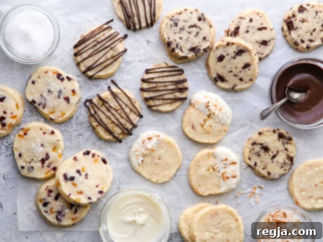Μπισκότα shortbread με toppings