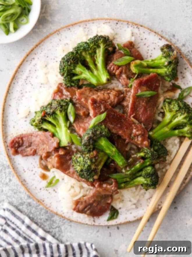 Πιάτο με βοδινό και μπρόκολο stir fry