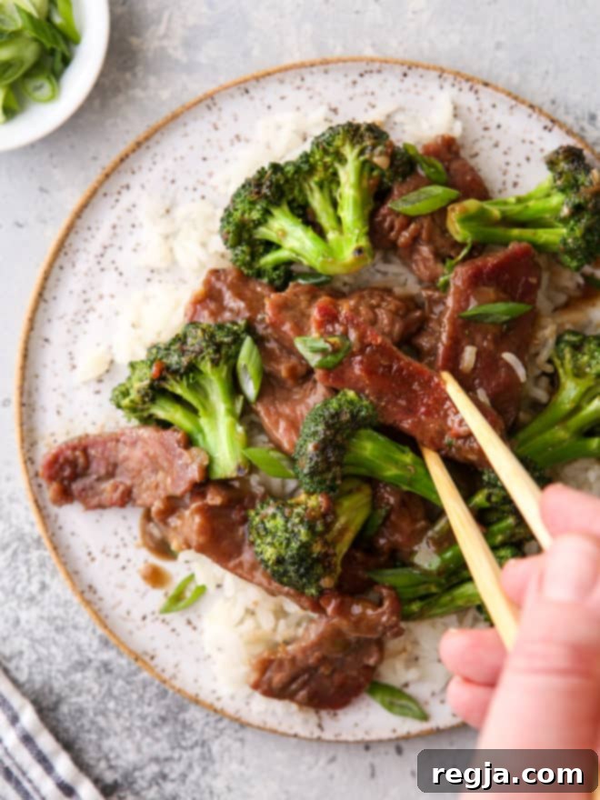Stir fry βοδινό με μπρόκολο και τσόπστικς