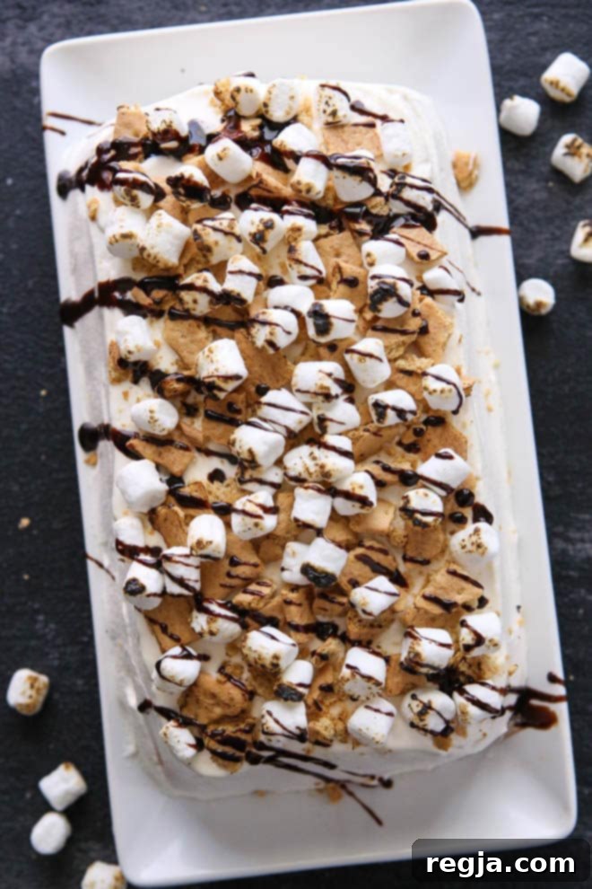 Η τούρτα ψυγείου S'mores χωρίς ψήσιμο είναι σίγουρα ένα γλυκό που αρέσει σε όλους!