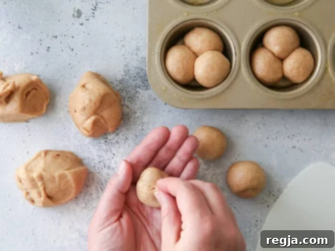 forming whole wheat clover leaf rolls