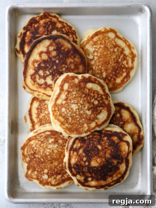 Αυτές είναι οι καλύτερες pancakes βουτυρόγαλου: ελαφριές, αφράτες και γεμάτες γεύση.