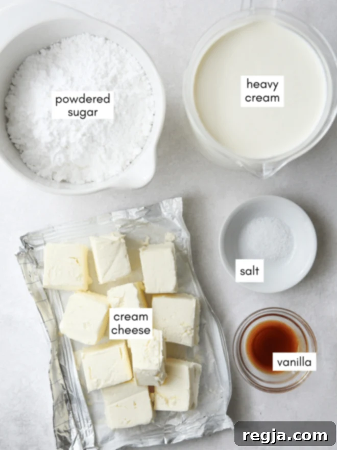 chantilly cream frosting ingredients