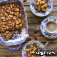 Φουρνιστή Βρώμη με Μήλο Κανέλα και Πεκάν 3 Ψητή Βρώμη με Μήλο, Κανέλα και Πεκάν