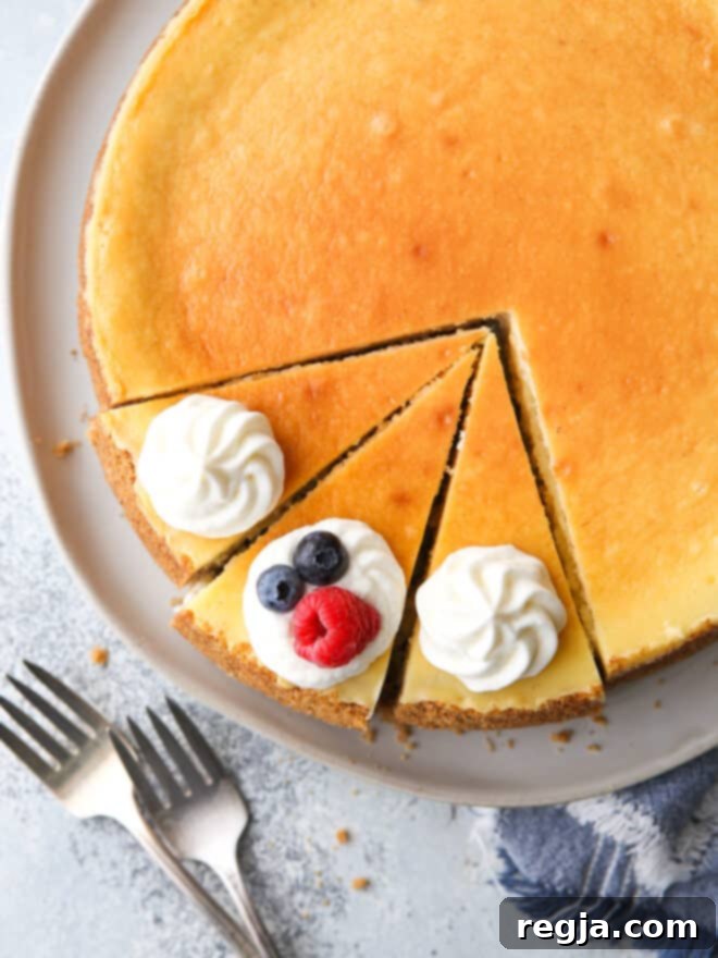 κομμάτι ψημένου cheesecake