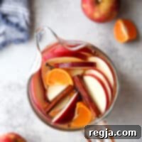 Η μυρωδάτη σανγκρία μηλόκρασου είναι το τέλειο φθινοπωρινό κοκτέιλ!