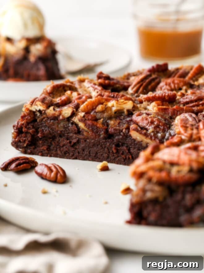 Μπράουνις Πεκάν Πάι 2 Πλούσια σοκολατένια Pecan Pie Brownies