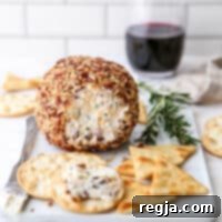 Μπάλα Τυριού με Γκούντα, Πεκάν και Κράνμπερι 7 Τυρομπαλάκι με κράκερς