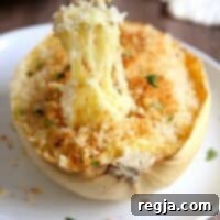 Δύο Φορές Ψητή Κολοκύθα Σπαγγέτι με Τυρί | completelydelicious.com