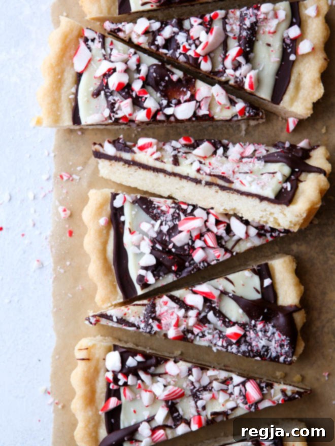 Μπισκότα Shortbread με Φλούδα Μέντας και Σοκολάτα