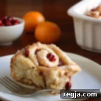 Κράνμπερι Πορτοκάλι Ρολά κανέλας 2 Κανελορολά με κράνμπερι και πορτοκάλι - Φωτογραφία συνταγής