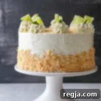 Τούρτα Καρύδας Λάιμ από completelydelicious.com