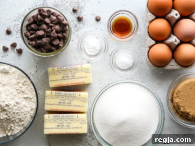 Συστατικά για brownies με μπισκότα σοκολάτας