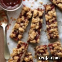 Μπάρες Βρώμης με Μαρμελάδα | completelydelicious.com