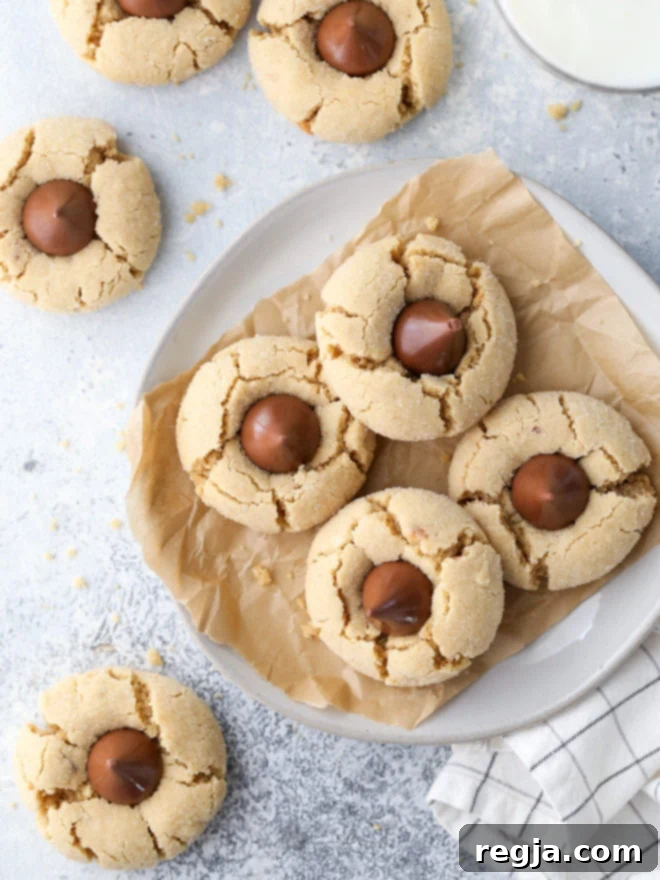 Μπισκότα Peanut Butter Blossom, ένα νοσταλγικό κλασικό γλυκό