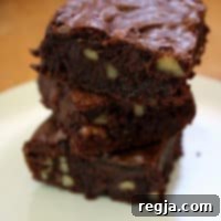 Σοκολατένια Brownies Fudge με Καρύδια